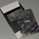 Pajean 50 Pcs Greenery Share a Memory Cards for Collections of Life Memory Guest Cards Box Ideas for Funeral Graduation Wedding Bridal Shower Birthday Anniversary Retirement(Black)