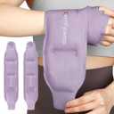 Comfytemp Wrist Ice Pack Wrap for Carpal Tunnel Relief, 2 Gel Packs, FSA Eligible Items Only List, Hot Cold Compression Brace for Hand Injuries Reusable, Tendonitis, Men Women Surgery Gift (Purple)
