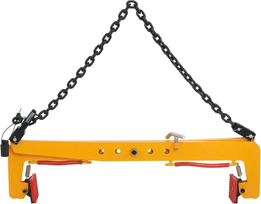 2646 lbs Granite Slab Lifting Clamp with Adjustable Wide Jaw : 17-43 in, Granite Carrying Scissor Clamp for Marble & Concrete Blocks Slate Sheets Curb Stones, Plate Lifting Tool (2646 lbs & 17-43 in)