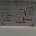 Marycele Candle Warmer Lamps 2 Pack, Electric Wax Warmer Lamp with Timer for Jar Candles, Aesthetic Home Decor, Housewarming Gifts for Women, Adjustable Height Clear