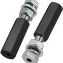 M MATI 2Pcs Quick Release Flag Pole Holder Black Hold 1/4'' Flag Poles for ATV UTV Motorcycle Dirt Bike All Year