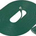 DEWENWILS 50FT Outdoor Extension Cord, 16/3 SJTW Tri-Tap Power Cable, Weatherproof, Heavy Duty Extension Cord for Outdoor String Light and Landscaping Lights, ETL Listed, Green