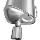 Rear Exhaust Muffler Compatible With 2010-2019 Subaru Legacy 2.5L Muffler Exhaust