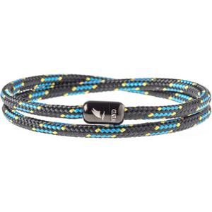 Wind Passion - Mens Bracelet, Durable Rope Wristband for Men, Versatile Pulseras Para Hombres - Waterproof, Magnetic Clasp, Ideal for Outdoor & Fashion (Large ( Wrist size: 6.30 - 7.08 inch ), Black Magnet - Dark Ocean)
