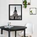 16x24 Picture Frame, Classic Black 16 x 24 Poster Frame for Horizontal or Vertical Wall Mounting, 1 Pack
