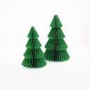 6 Pcs Paper Christmas Tree,Christmas Ornaments, 3D Honeycomb Xmas Paper Trees Party Decorations, Christmas Centerpiece