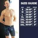 Warriors & Scholars Chafe Safe Pouch Modal Boxer Briefs For Men, Ultra Soft, Moisture-Wicking, Buldge Enhancing Underwear (S)