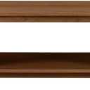 Walker Edison Arundo Fluted TV Stand for TVs up to 80 Inches, 70" TV Stand, Mocha