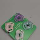 Tommee Tippee Ultra-Light Silicone Pacifier, 0-6 Months, Symmetrical One-Piece Design, BPA-Free Silicone Binkies, Pink/Purple/Green, Pack of 4