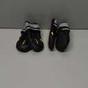 QUMY Dog Shoes for Large Dogs, Medium Dog Boots & Paw Protectors for Winter Snowy Day, Summer Hot Pavement, Water-Resistant in Rainy Weather, Outdoor Walking, Indoor Hardfloors Skid-Resistant Sole (Size 6: 2.6''x3.0''(W*L) (Pack of 4))