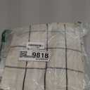 72 Inch Buffalo Plaid Light Filtering Natural Linen Curtain Panels,Farmhouse Woven Black White Stripes Pattern Drapes,Grommet Semi Sheer Window Treatment for Bedroom Living Room,40"Wx72"Lx2