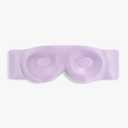 Dore & Rose Aura Sleep Mask, 100% Light Blocking Mulberry Silk Eye Mask (23 Momme), Extra Room for Lashes, Reduces Eye Bags & Dark Circles, Adjustable Travel Deep Sleep Mask for Men & Women (Purple)