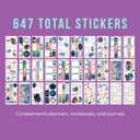 Happy Planner Disney The Little Mermaid, Classic Sticker Sheets, 647 pieces (Find Your Voice)