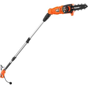 MAXLANDER 8-Inch Electric Pole Saw Corded - 6 Amp Pole Saws for Tree Trimming, 15-Feet MAX Reach Pole Saw, 31ft/s Cutting Speed - Easy Tree Trimming & Tool-Free Setup