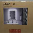 LOAAO 32"X36" LED Bathroom Mirror with Lights, Anti-Fog, Dimmable, Backlit + Front Lit, Lighted Bathroom Vanity Mirror for Wall, Memory Function, Tempered Glass, ETL Listed