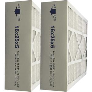 Atomic Filters 255649-105 Trion Air Bear 16x25x5 Supreme Compatible Replacement Media Filter MERV 8-2 pack