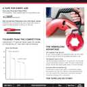 Gardner Bender FTS-125R Fish Tape, Plated Carbon Steel, UpperHand with Rubber Grip, 125 ft. , Red