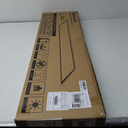 1x4 FT LED Flat Panel Light Surface Mount with Gold Border-50W 5500LM 120V 3000K/4000K/5000K Triac Dimming 10%-100% Kitchen Lights Ceiling Flush Mount for Garage/Basement/Shop