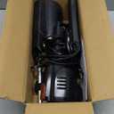 Candy Corded Stick Vacuum Cleaner, Powerful Suction Handheld Vacuum with One-Click Dust Disposal, 3-in-1 Use for Hard Floor, Ceramic Tile, 0.8 Liters Capacity, Easy Clean (Black)