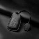 Jayanes Genuine Leather Key Fob Cover Compatible with Chevy Equinox Traverse Blazer EV GMC Terrain 2025 2024 and Buick Envision 2025-2021 Key Fob Case with Keychain & Lanyard (5 Buttons, Black)