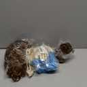 Kids Jesus Saint Religious Biblical Robe Fancy Dress Costume Wig Moustache Scarf Shawl Waist Rope set (4-5 Years)