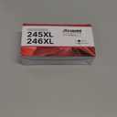 246XL 245XL Ink Cartridge Replacement for Canon 245XL 246XL Combo Pack Compatible for Canon Ink 245 and 246 Work for Pixma TS202 TS3122 TR4520 TR4522 iP2820 MX490 MX492 MG2522 MG2420 MG2920, 2 Pack