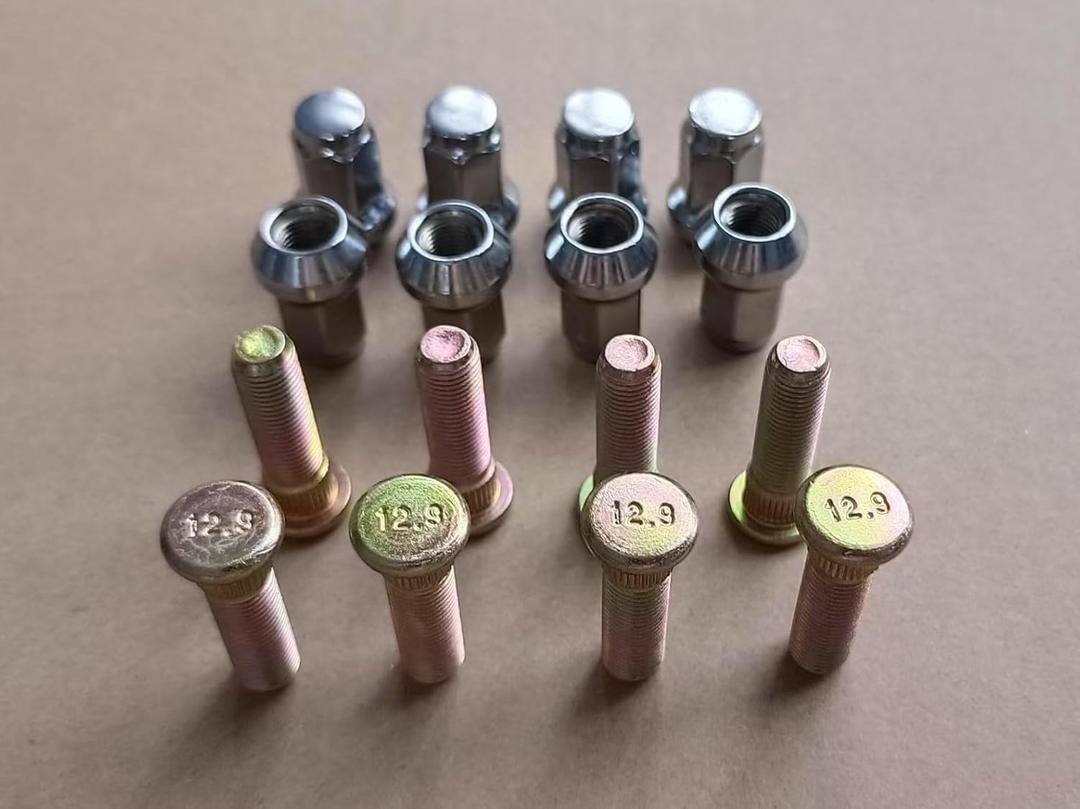 85-1096 Wheel Stud 7518378 and Nut Kit Replacement for Polaris Sportsman 570 SP 2015-2025 ATV Front Rear, Ranger 700 800 570 utv RZR 900