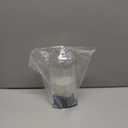 JEESA Toothbrush Holder Organizer, with Drainage Holes, with Dustproof Cover, 360 Rotating, 3 Slots, for Bathroom Countertop, White