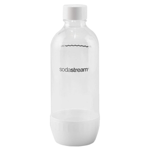 sodastream 1L Twin Pack Dishwasher Safe Slim Bottle (Black)