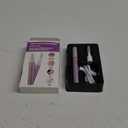 2025 Rechargeable Nose and Ear Hair Trimmer for Women Men  Painless Facial and Eyebrow Hair Remover, Dual-Edge Blades, IPX7 Waterproof, Compact and Portable Electric Clipper (Purple)