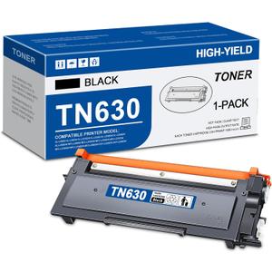 TN-630 TN630 Toner Replacement for Brother TN630 Toner Cartridge Black to use with HL-L2300D HL-L2380DW HL-L2320D DCP-L2540DW HL-L2340DW HL-L2360DW MFC-L2720DW Printer, 1-Pack