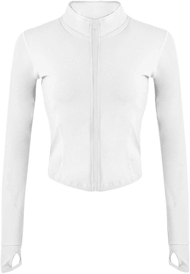 Women's Athletic Full Zip Lightweight Workout Jacket M