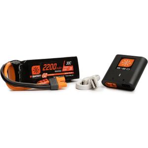 Spektrum Smart G2 Powerstage Air Bundle: 3S 2200mAh LiPo Battery / S120 Charger, SPMXPSA200