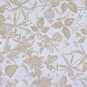 Wallpaper Peel and Stick - 15.7x118inch Wallpapers Rose Flowes Wall Paper Champagne and White Vinyl Peel and tick Wallpaper Cabinet Contact Paper, Modern Wallpaper for Home Deco
