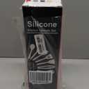 Silicone Cooking Utensil Set,12 PCS Cooking Cookware Kitchen Utensils Set for Cooking, Nonstick 446F Heat-Resistant Cookware Kitchen Tools of Spoon,Brush,Whisk,Spatula,Turner Tongs (Black)