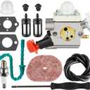 FS56RC Carburetor for Stihl FS 56 RC FS40 FS50 FS56 FS70 FS40C FS50C FS56C FS70C FC56 FC70 HT56 HT56C KN56 KM56 KM56C Trimmer Weed Eater C1M-S267A Carb Replaces 4144 120 0608