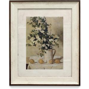 razliubit Vintage Framed Flower Wall Art Prints, Replaceable Wall Decors for Room Aesthtic, Small Framed Artwork Oil Painting for Bedroom Bathroom Kitchen Office Decor(10"x12")