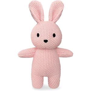 Cute Knitted bunny stuffed animals, baby Crochet Stuffed Animal and soft toys. 12 inch rabbit plush toy, Cute small animal dolls, soft toys for babies, boys and girls birthday Christmas Easter