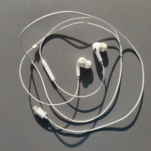 EarPods Headphones with USB-C Plug, Wired Ear Buds with Built-in Remote to Control Music, Phone Calls, and Volume