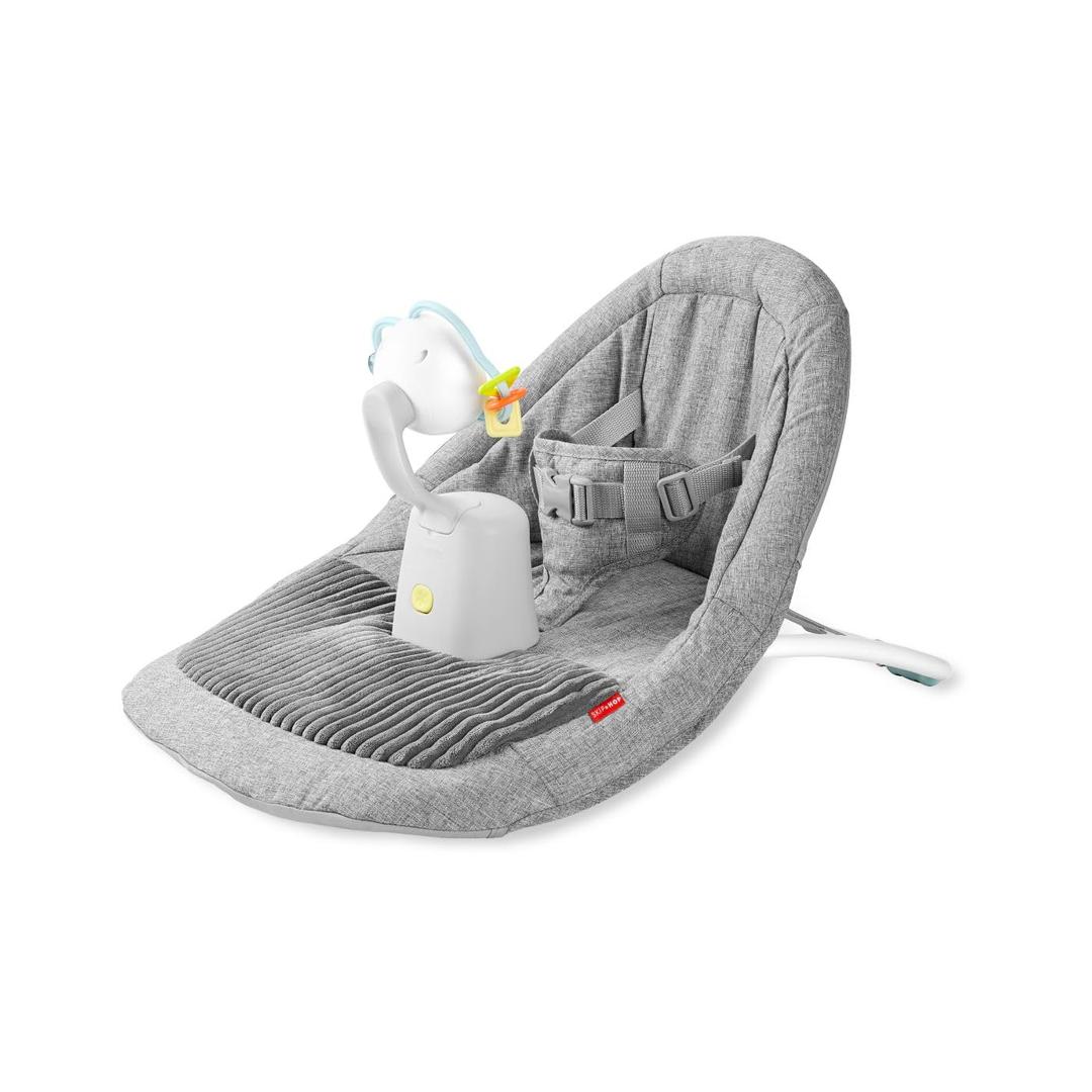Skip Hop Baby Ergonomic Activity Floor Seat for Upright Sitting Lightweight and Travel-Friendly Silver Lining Cloud Grey Age 0+