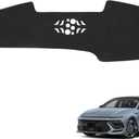 YOJOJOCO Dash Cover for Hyundai Sonata 2025 2024 Accessories (Without HUD) Flannel Dashboard Cover Dash Mat Center Console Cover Sunshield Protector Pad