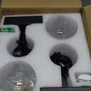 Battery Operated Wall Sconce,Wireless Wall Lights Infinitely Dimmable with Remote Control 15000mAh Endurance 200 Hours Fast Charging,Wall Sconce Set of 2 for Bedroom Living Room Hallway (Black)