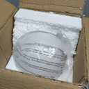 KoKo&Yukina 6 Inch Milk White Glass Globes Shade Frosted Replacement Glass Shades - 2.67" Fitter Opening - Lighting Fixture Replacement (1 Pack)