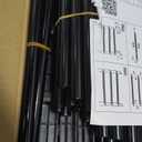 3 Tier Shoe Rack for Closet, Shoe Organizer with 5 Hooks, Long Shoe Shelf Storage for Sneaker and Boot Stackable Free Standing Shoe Rack for Entryway, Garage, Small Spaces, Dorm (Black)