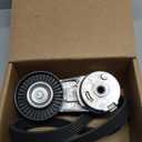 Serpentine Drive Belt Tensioner Kit Compatible with Chevy Cobalt Equinox Orlando HHR Classic Pontiac Saturn Ion Buick Saab GMC Terrain Replaces 5PK1030 24430296 38177 12634319