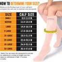Doc Miller Compression Socks, 30-40 mmHg Medical Grade Closed Toe Socks for Circulation, Shin Splints, Varicose Veins, and Calf Recovery - Knee High Support for Men & Women - Large Size, Skin/Nude
