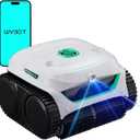 WYBOT C2 Vision 2026 New Cordless Robotic Pool Cleaner with AI Vision, Powerful Suction Pool Vacuum for Inground Pools, Ultra-fine Filtration, Wall&Waterline Cleaning, White with Green Outlet