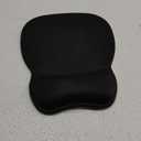 MROCO Ergonomic Mouse Pad with Gel Wrist Rest, Comfortable Mousepad with Smooth Wrist Support Surface and Non-Slip PU Base for Pain Relief, Computer, Laptop, Office & Home, 9.4 x 8.1 in, Black Color