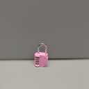 Puroma Combination Lock 4 Digit Waterproof Locker Locks Secure Outdoor Padlock for Gym Lockers, Toolboxes, Gates, Fences, Storage, Sports Locker, Cabinets (Pink)