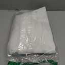 White Linen Curtains 84 Inches Long 2 Panel Set for Bedroom Back Tab Pleated Pocket Light Filtering Privacy Drape Sheer Modern Farmhouse Lace Cotton Textured Gauze Curtain for Living Room 42x84 Length